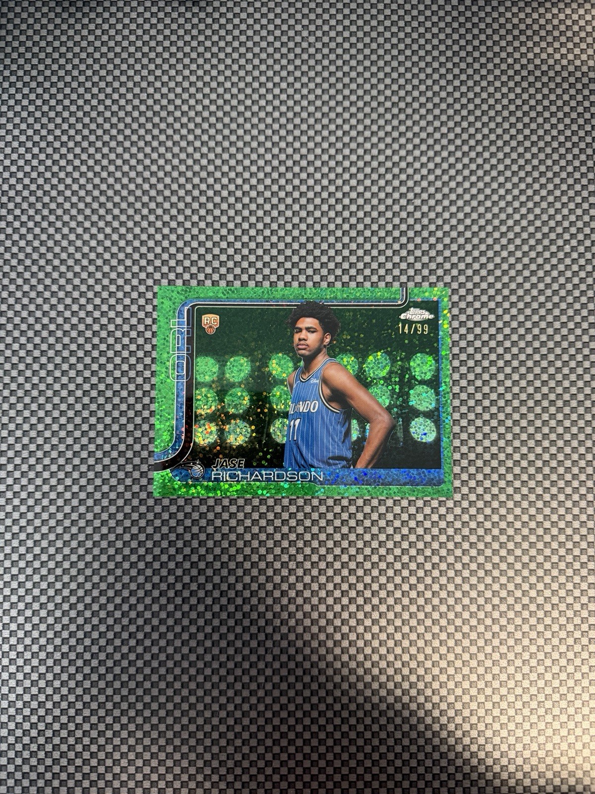 Jase Richardson 2025-26 Topps Chrome Green Image Variation Rookie  60/99