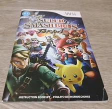 Super Smash Bros. Brawl (Nintendo Wii, 2008) Instruction Booklet