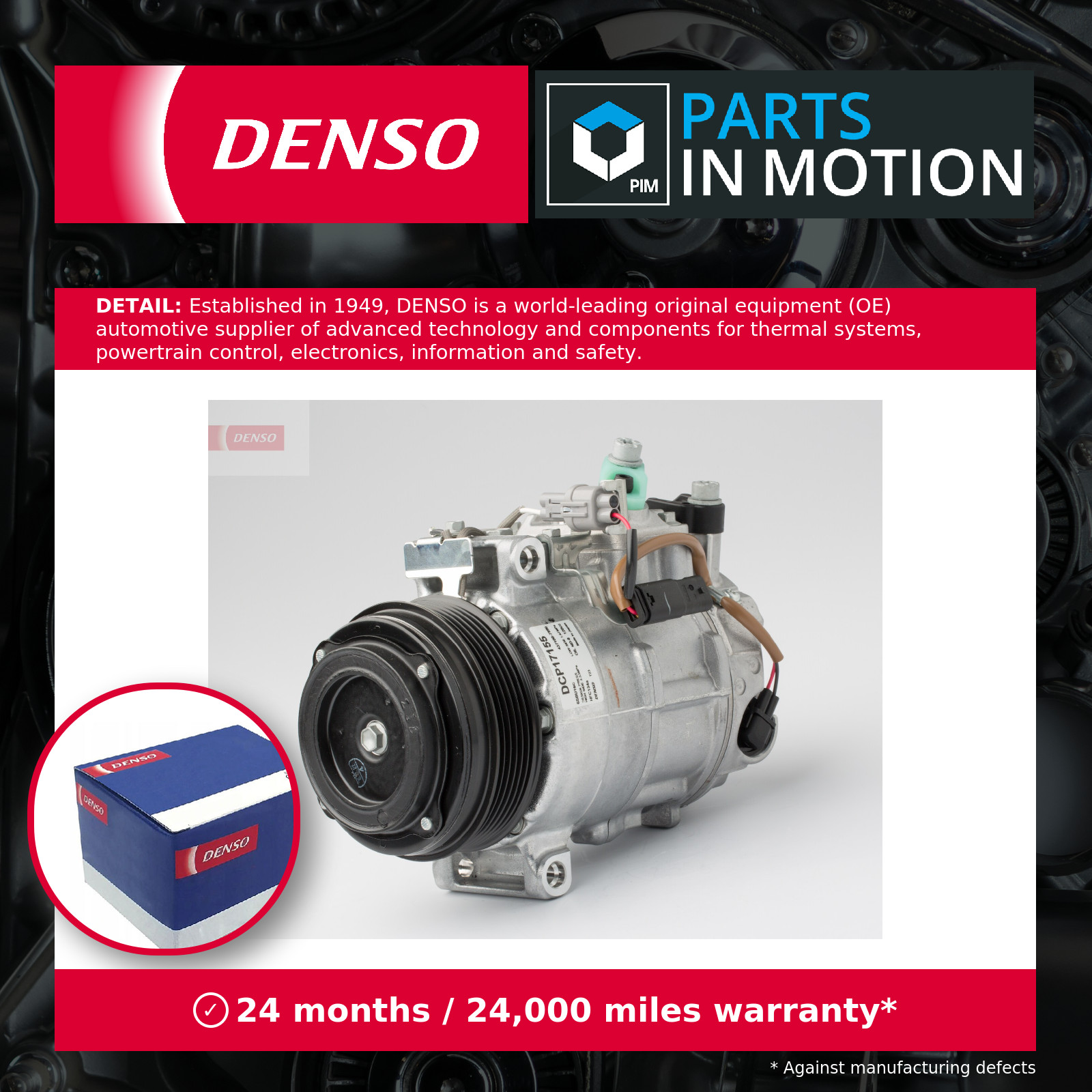 Fits DENSO DCP17155 air conditioning compressor. MB C-CLASS W204 / E-CLASS W212 - Image 24