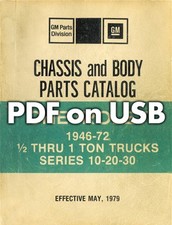 1967-1972 Chevy Truck Master Parts Book On Usb Pickup Suburban Blazer Van Panel 1967-1972 Chevy Truck Master Parts Book On Usb Pickup Suburban Blazer Van Panel