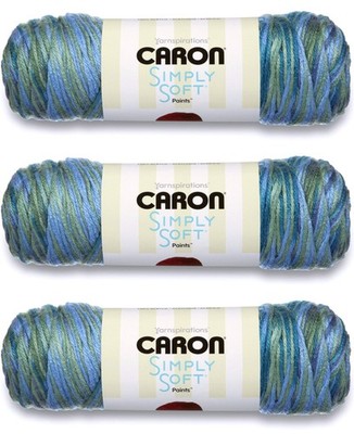 Simply Soft Paints Spring Brook Yarn CSS5865 Worsted Acrylic 3 PCS Ball Set