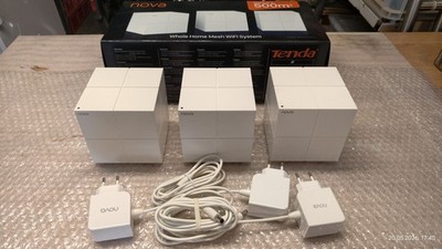 4 Stück Tenda Nova MW6 Mesh WLAN System AC1200 Dual Band