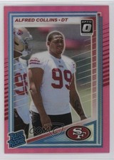 2025 Panini Donruss Rated Rookie Optic Preview Pink Prizm Alfred Collins 3hd