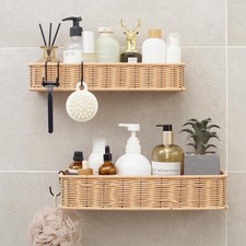 Shower Caddy Hanging, 2 Pack Bathroom Shelves for Shower, Waterproof Shower