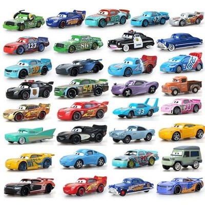 New Lightning McQueen Disney Pixar Cars 1:55 Diecast Model Car Toy Car Boy Gift