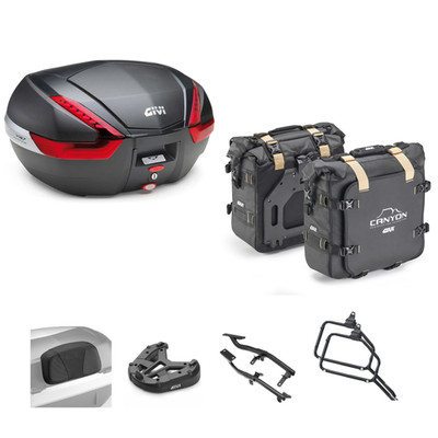 GIVI Kit Koffer V47NN Taschen GRT720B für Triumph 900 TIGER GT PRO 2024-2026