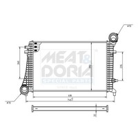 Meat & Doria LadeluftküHler LLK FüR VW Touran 2.0 TDI 1.9 Passat Variant Audi