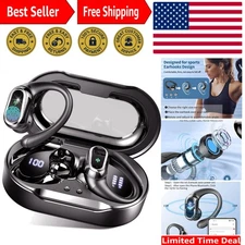 Wireless Earbuds, 2025 Bluetooth 5.4 Headphones Sport, Bluetooth Earbuds with...