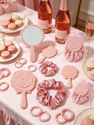 Vintage Rose Spiegel Stirnband Geschenkset Babyparty Party Gastgeschenk - UK