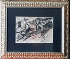 UMBERTO BOCCIONI - CHINA AND WATERCOLOR ON PAPER FROM THE 1920s - free