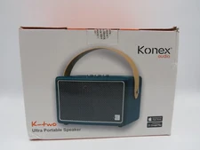 KONEX K-TWO Vintage 40W Leather Wrapped Bluetooth Speaker NEW SEALED