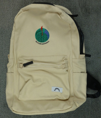 Jones Sports Co. Golf Backpack 1971 Butler LOGO Tan Brown Black Quilted NWT