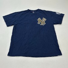 Majestic Men's New York Yankees Derek Jeter 2 T-Shirt Navy Blue MLB, Size L