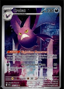 crobat pokemon card value Pokmon TCG - Crobat 051/086 - Chaos Rising Holo Rare Card