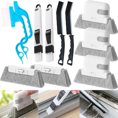 Magic Window Track Cleaning Brushes - 11 Pcs for Sliding Doors & Tile