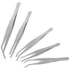 5 Pcs Stainless Steel Tweezers Garden Tool Gardening Accessory Set
