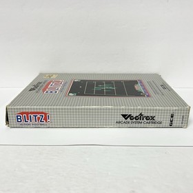 Vectrex Blitz Action Football 1982 Vintage Complete In Box Video Game Tested CIB