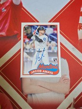 2024 Topps Baseball 1989 Topps Baseball Autograph Rookie Jacob Amaya