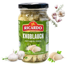 RICARDO Knoblauch mit Kräuter 190g - Feinkost im Glas