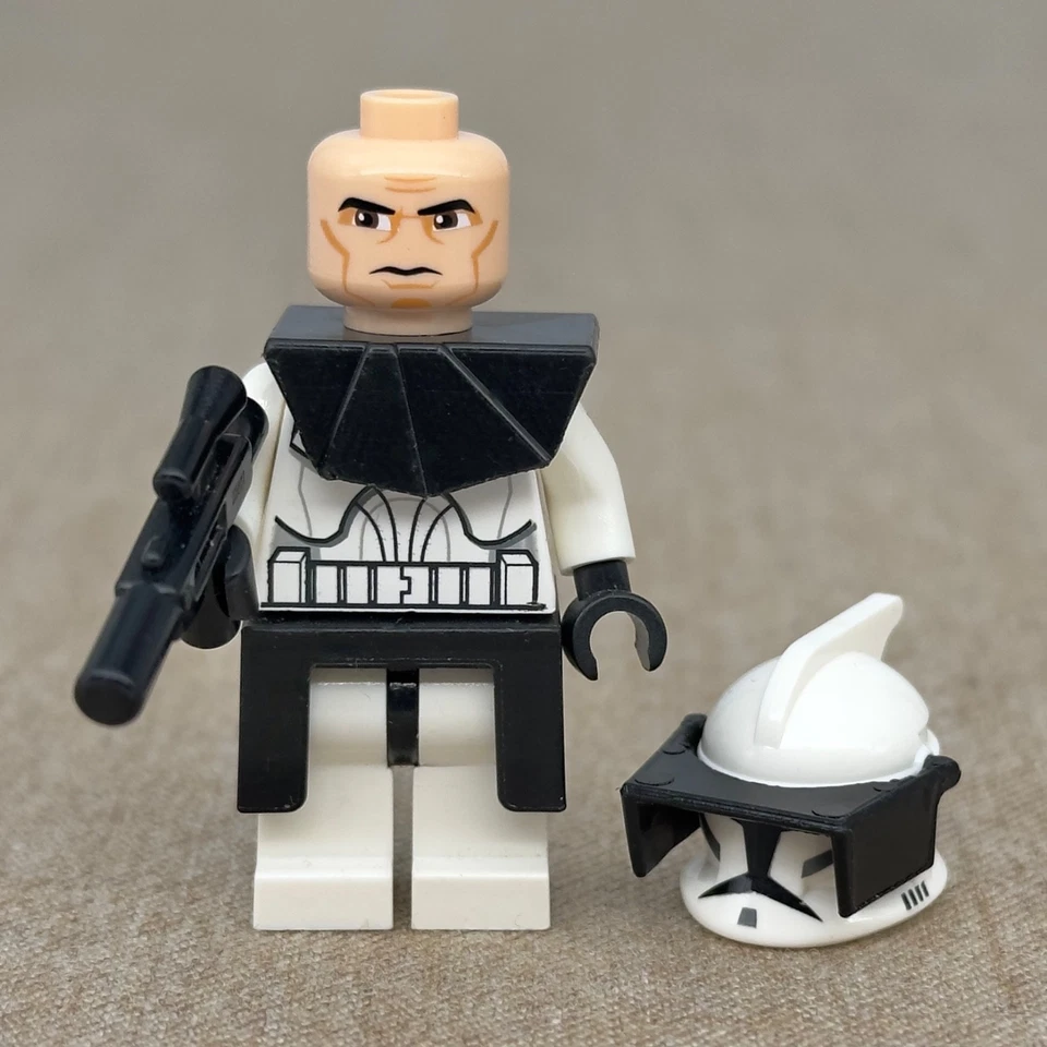 LEGO Star Wars Clone Trooper Black Kama Pauldron Phase 1 Minifigure sw0223 8014 - Image 2 of 3