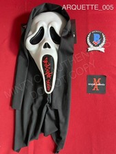 David Arquette autographed signed Scream Ghost Face mask Beckett COA Dewey