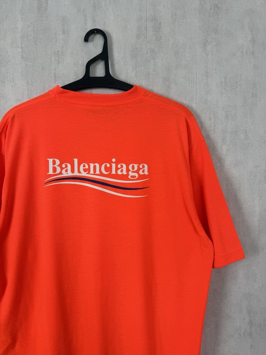 Balenciaga Wardrobe Political Campaign Unisex Orange T-Shirt