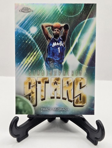 2025-26 Topps Chrome Update Tracy McGrady Stratospheric Stars Refractor #ST-25