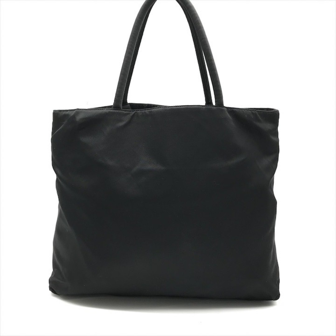 Good condition PRADA nylon tessuto triangle logo ladies tote bag black k4943 thumbnail 3