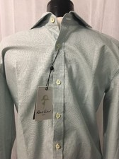 Robert Graham Men's Shirt Cavino Aqua Men's Casual Button Up 39-15.5 NWT 158