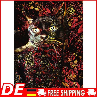 5D Diamond Painting Kit Cat Square Diamonds DIY Animal Crafts