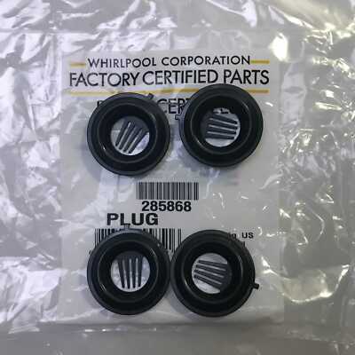 NEW GENUINE OEM WHIRLPOOL Washer Lint Filter Plug Kit 285868 285250 285251 33...