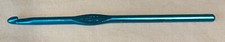 Vintage Used Hero Crochet Hook Made In USA Size J Blue Metal