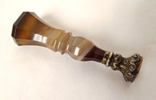 Siegel Achat Silber Vermeil