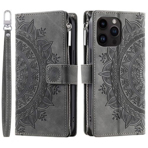Leather Zipper Wallet Shoulder Strap Case For iPhone 14 15 16 Pro Max 13 12 11 - Picture 33 of 59
