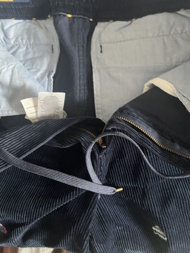 Neu mit Etikett Polo Ralph Lauren bestickte Herren Cordhose marineblau klassische Passform Prepster L - Bild 16 von 22