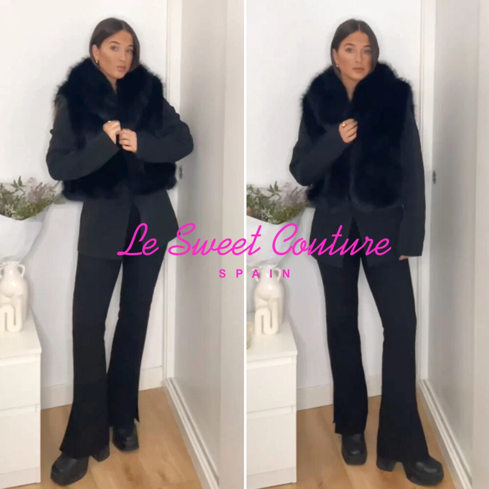 Fur vest shop zara