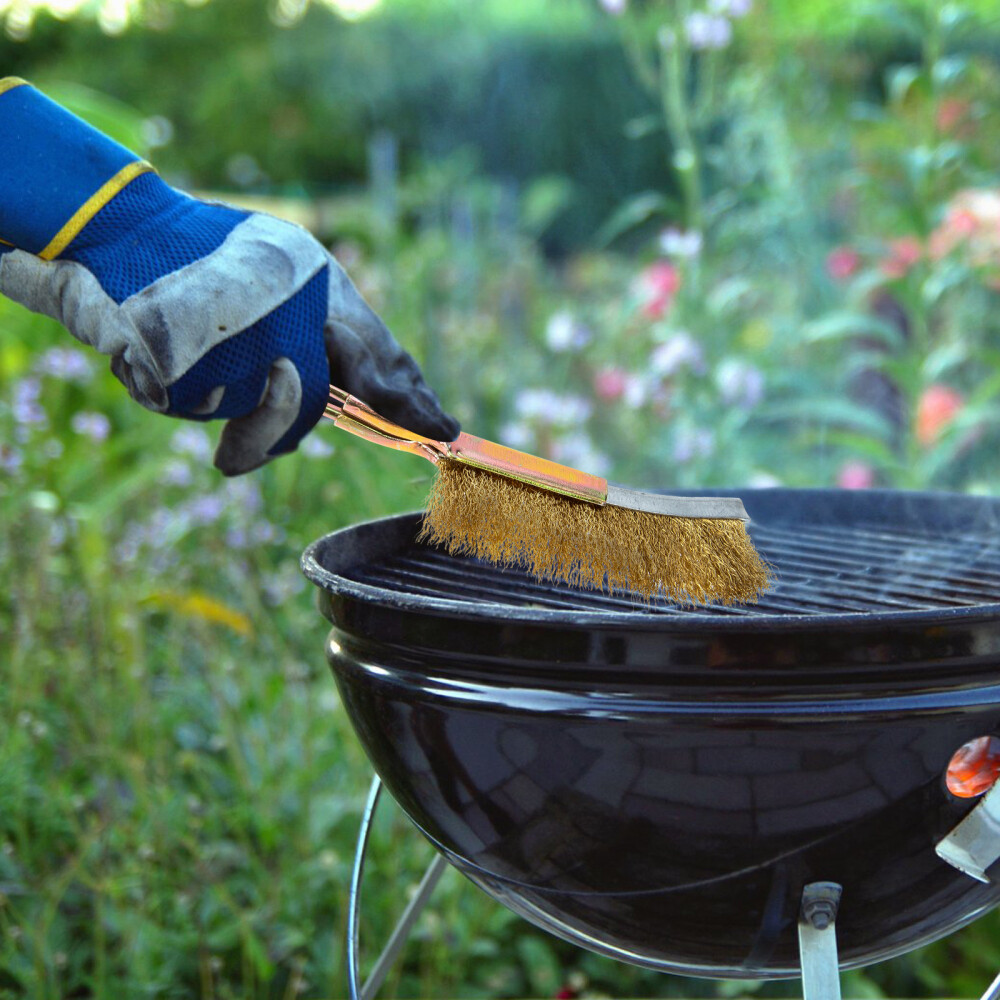 2 Pcs Wrought Iron Cleaning Brush Grill Rack Cleaner Rust Converter eBay