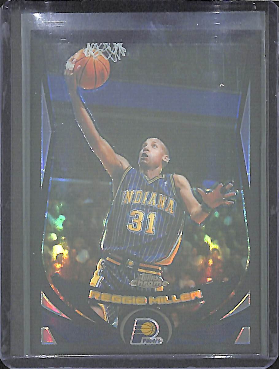 2004-05 Topps Chrome Black Refractor #31 Reggie Miller No 344 of 500