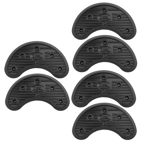 3Pairs Rubber Heel Savers Toe Plates Taps DIY Shoe Repair Supplies