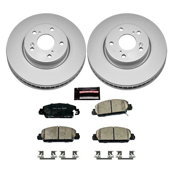 Kit de frenos delanteros lisos Power Stop Z17 Evolution Geomet para Honda Accord 13-20 Foto 2 de 2