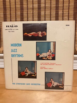 The Symphonic Jazz Orchestra Modern Jazz Rhythms LP Vinyl Record Album Halo