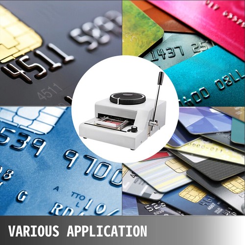 Manual Operation PVC Embosser Machine Embossing Machine For Cards 72 Characters - Picture 3 of 9