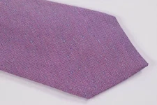 Altea Neck Tie NWT Purple with Light Blue Threads Silk Blend