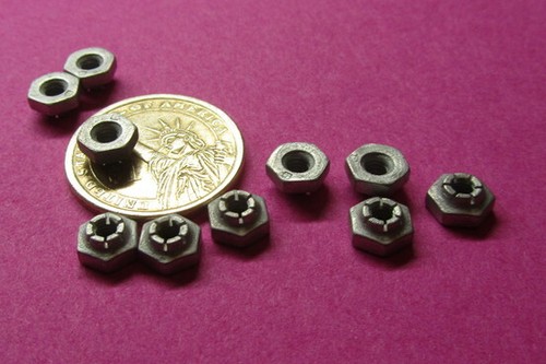 Cadmium Plated FlexLoc Hex Nut RH, 6-32 x 5/16" W x 3/16" H, 25 Pc - Bild 11 von 12