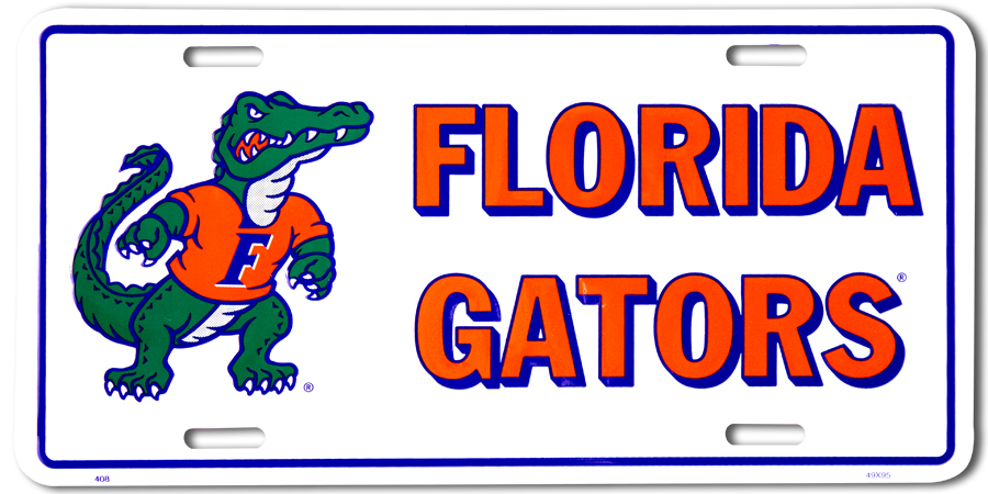 Panneau Mural Métal – University Of Florida Gators, Stationnement, 8.5x11, Neuf