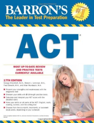 Barrons ACT - Paperback - VERY GOOD