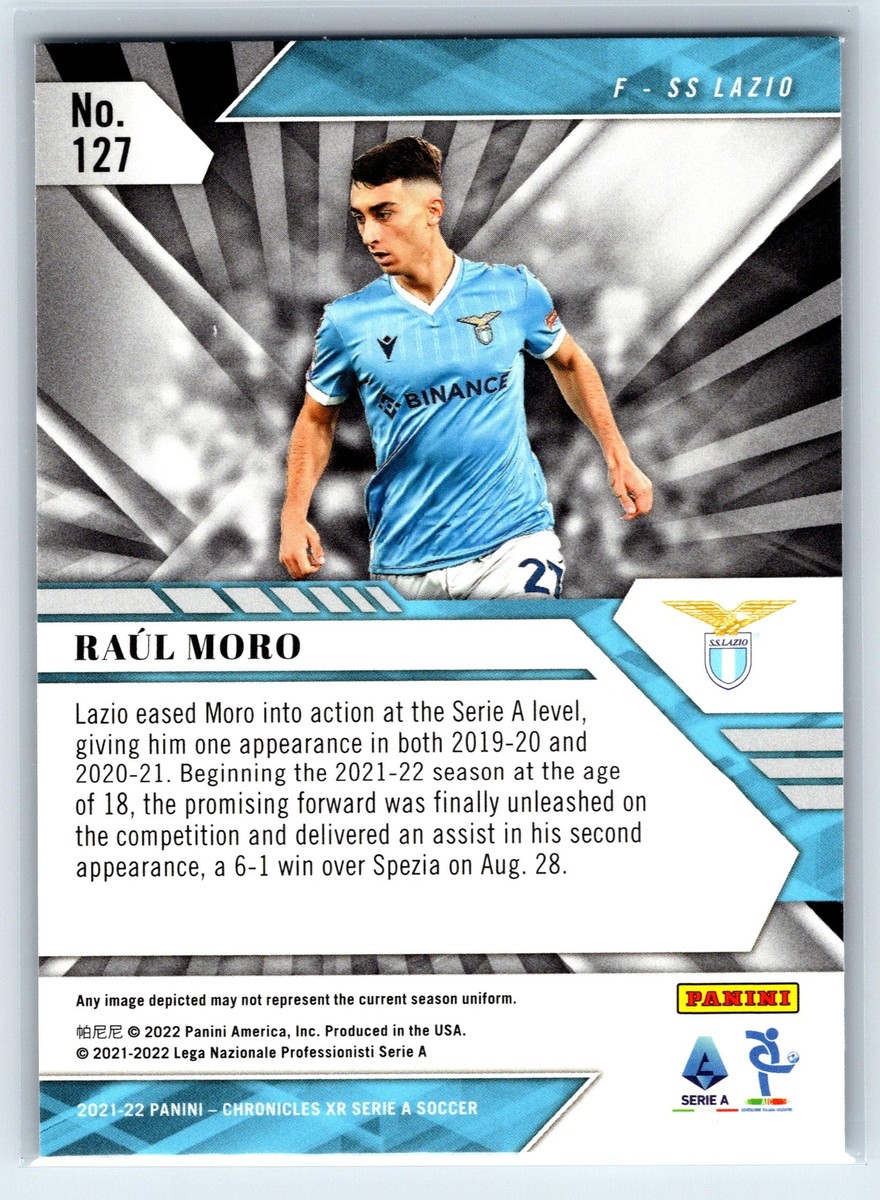 Raul Moro 2021 Panini Chronicles RC Lazio #127 | eBay