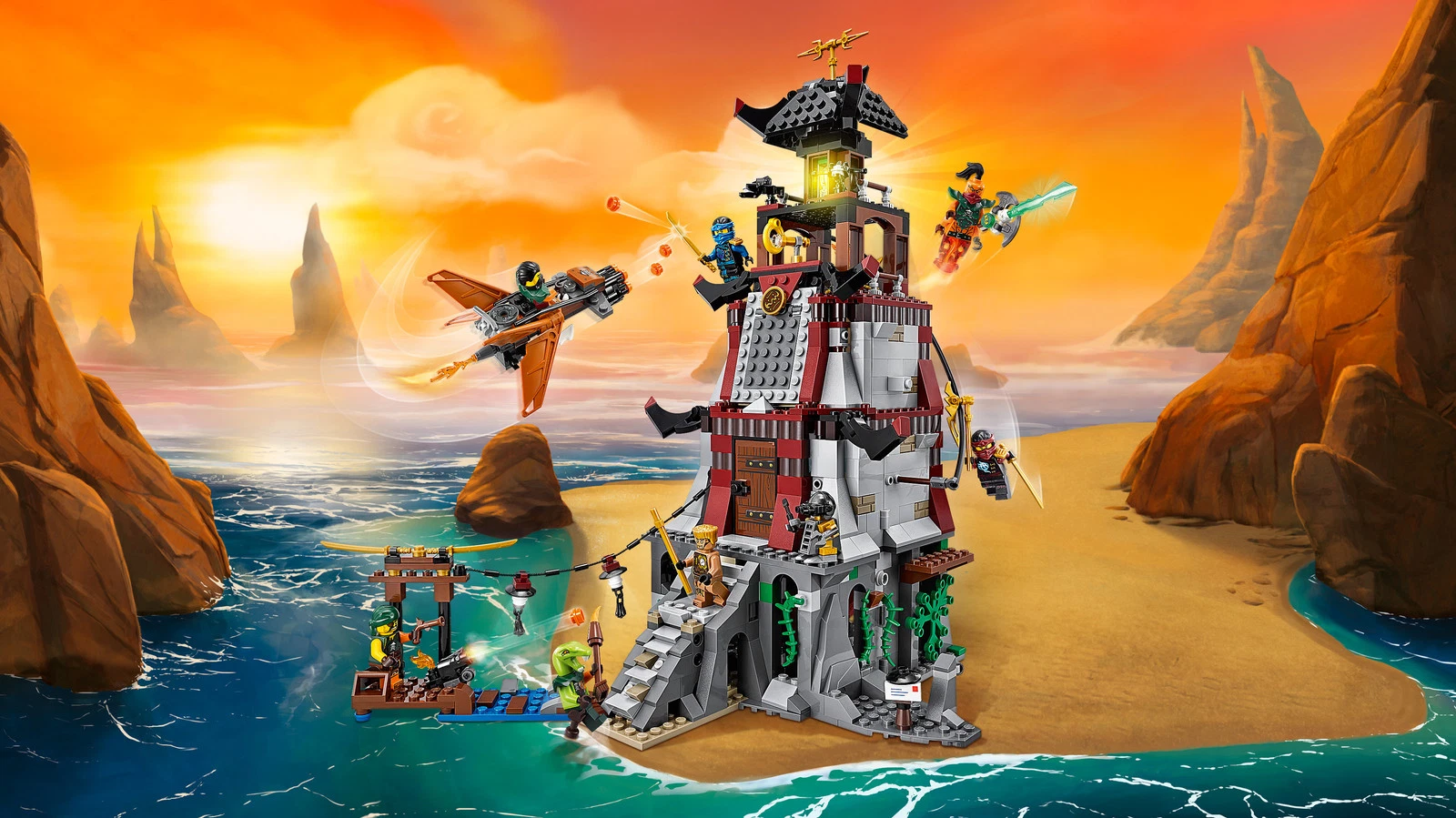 Lego 70594 ninjago the lighthouse siege hotsell