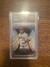 2021 Topps Update Mike Trout Tek 70th Anniversary Card 9.5 Mint+
