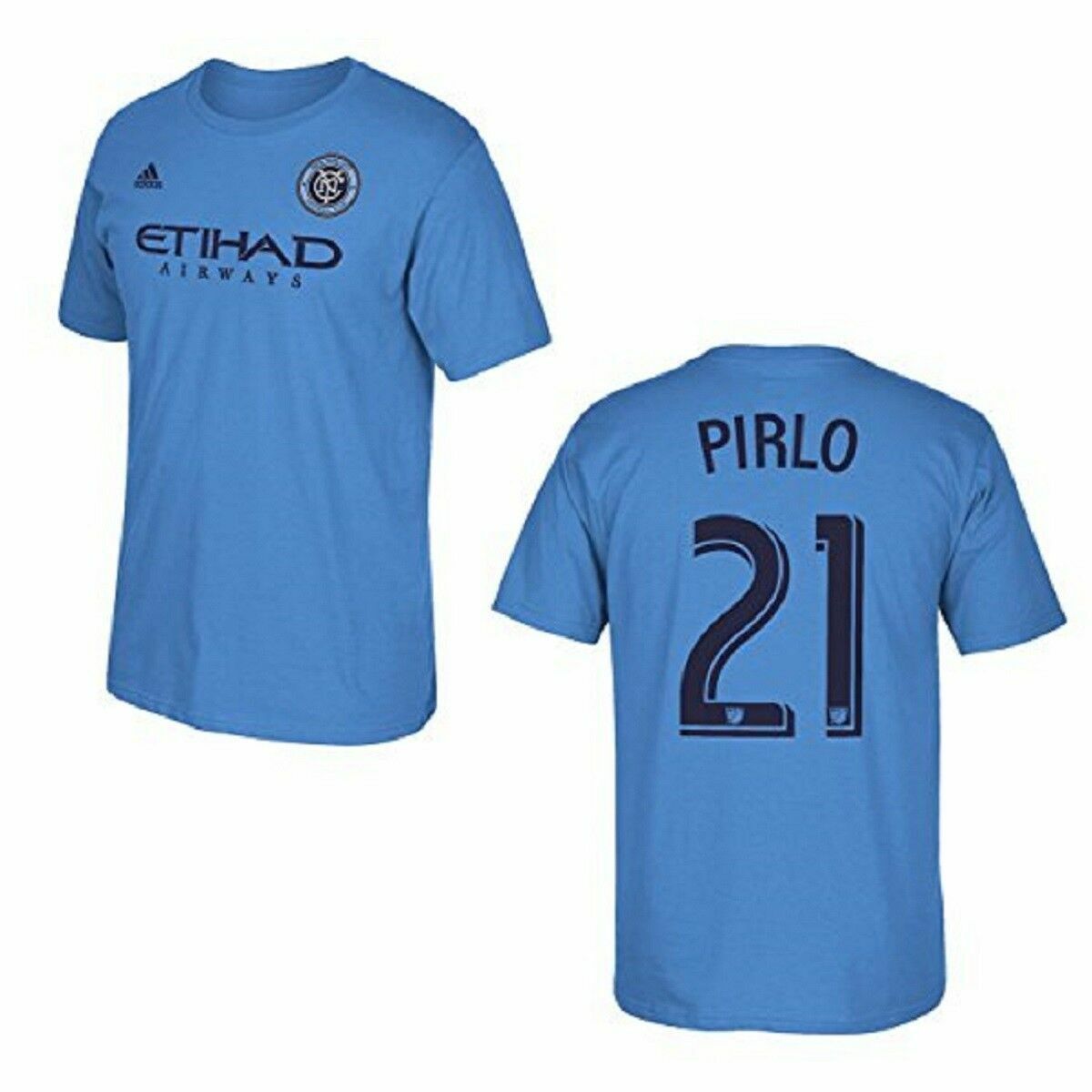 adidas Andrea Pirlo New York City FC #7 MLS Youth Player T adidas Andrea Pirlo New York City FC #7 MLS Youth Player T